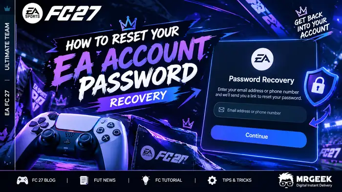 EA-Konto-Passwort zurücksetzen: Schritt-für-Schritt-Anleitung